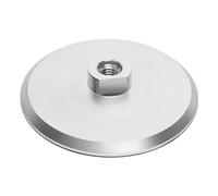 Create idea 1PC 5inch/125mm Aluminum Backer Pad Diamond Polishing Pads Hook and Loop Backing Pad 5/18-11 Thread for Sanding Discs Nylon Backed Grinding Discs