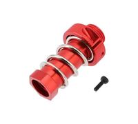 Create idea 1PC Aluminum Servo Saver Tube with Clamping Nut Part #ARA340163 Compatible with Arrma 1/8 Kraton 6s Compatible with Typhon (Red)