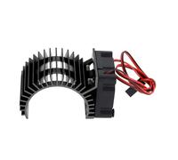 Create idea 1pc Motor Electric Heatsink Equipped With 5V Cooling Fan 30mm RC Motor Radiator for 1/10 Scale Electric RC Car 540/550 Motor(Black)