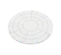 Create idea 1PC Pottery Circle Divider Acrylic Small Pottery Tools Disc Diameter 9cm Pottery Measuring Tool Clay Equal Dividing Template Clay Gadget Odd Numbers