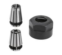 Create idea 1Sets ER11 Spring Collet Nut Set ER11 1/4 Inch Collet 1/8 Inch Collet with ER11 Clamping Nut Suitable for CNC Engraving Mechine Lathe Milling Tool