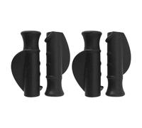Create idea 2 Pairs 22mm Rollators Handles Right and Left Handle Covers PVC Ergonomically Handles Rollators Replacement Parts Accessories Black