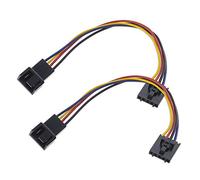 Create idea 2 Pcs 5 Pin To 4 Pin Fan Adapter Converter Extension Cable Dedicated Fan Interface Conversion Line Compatible With Dell Computer PC