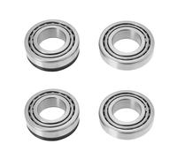 Create idea 2 Set Fits for 1'' Axles Trailer Wheel Hub Steel Bearings Kit 50.3mm X25.3mm 2 44643/2 44643L/44610 (2x with Sealing Ring and 2x without Sealing Ring)