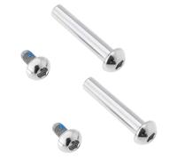 Create idea 2 Sets 40mm MTB Bike Rear Suspension Shock Mounting Bolt M8 Semi-Round Hexagon Socket Locking Screws Female Nail with 12mm Subnails