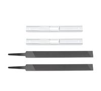 Create idea 2 Sets Chain Saw Sharpener Depth Gauge Tool Flat File Sharpener Depth Gauge Chainsaw Raker Gauge Sharpening Tool Kit for WoodMetalwork Chainsaw