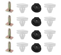 Create idea 2 Sets Front Wheel Arch Trim Fasteners Components Plastic Clips Nut Metal Screws Retainers Compatible with Corsavan Corsa Combo Car Parts