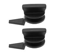 Create idea 2 Sets Warning Triangle Cover Knob Holder Clip Replacement 1J0867467 3C9867467 1J0867468 3C9867468 Compatible with Touran Compatible with Bora Plastic Black