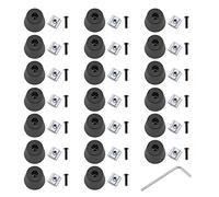 Create idea 20 Set 2020 Profile Anti-vibration Feet Kit with Landing Rubber T-slot Sliding Nut M3 Screw Wrench Absorber Protector for 3D Printer