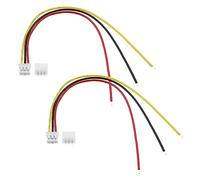 Create idea 20 Sets JST 2.0 PH 3 Pin Connector Plug Include 20PCS 3 Pin Female Mini Connector Plug with 150mm Cable Wire & 20PCS 3 Pin Male Micro Connector Plug