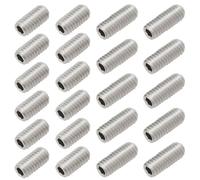 Create idea 200pcs Stainless Steel Hexagonal Fixing Screw Bicycle Pedal Pin Bolt M4x8mm M4x10mm Suitable for Bicycle Accessory Industrial Equipment, Silver