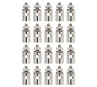 Create idea 20PCS 2.1mm Hole Diameter Pushrod Servo Connector Linkage Stoppers Adjusters Fit for 1.8-2.0mm Steel Wire for RC Model Car Airplane Helicopter