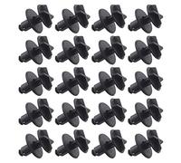 Create idea 20Pcs Battery Covers Cowl Panel Retainer Clips LR024316 Fit 9mm Hole Black Nylon Compatible With Range Rover Car Interior Parts