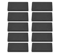 Create idea 20Pcs European Standard Plastic Profile End Cap Black 20x40mm Extrusion End Cap for Aluminum Profile T-Slot Aluminum Profile Accessories