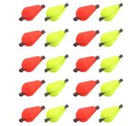 Create idea 20pcs Float Foam Fly Fishing Float Strike Indicator Water Drop Bobber Indicators Accessory Fluorescent Yellow and Orange Red