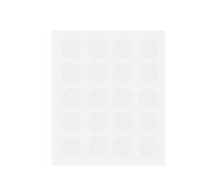 Create idea 20Pcs Guitar Fret Board Markers Inlay Stickers 6.35x0.07mm for Folk Electric Guitar White