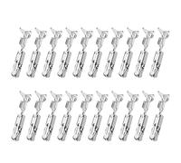Create idea 20Pcs Wiring Crimp Repair Terminals Pins 000979025E 1241380-1 Compatible with VW Compatible with Porsche Compatible with Audi 0.50mm²-0.75mm² 20mm