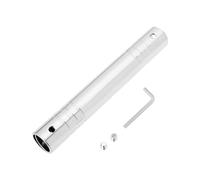 Create idea 21cm Long Dumbbell Connector Bar Dumbbell Pure Steel Connector Barbell Connector Bar Spin-Lock Dumbbell Connector with Bolts Wrench