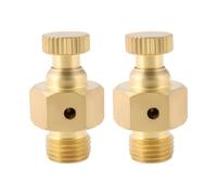 Create idea 2pcs 1/8" BSP Brass Male Vent Valve for Air Compressors Gas Tanks Hydraulic Systems