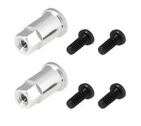 Create idea 2pcs 10mm RC Car Front Wheel Hex Hub Drive Adapter Compatible with LDRC AE86 A86 A86P LD1801 1/18