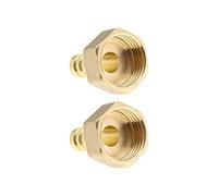 Create idea 2PCS 10mm to 1/2 Inch BSP Female Thread Barb Brass Fitting Connectors Hose Barbed Joint Adapter Coupler For Fuel Air Gas Water Oil