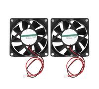 Create idea 2pcs 12V PC Case Cooler Fan ME70201V1-A99 70x70x20mm for Chassis Power Supplies