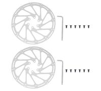 Create idea 2Pcs 180mm MTB Mountain Bike Disc Brake Rotors Compatible with SRAM Centerline 44x1.8mm