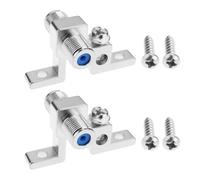 Create idea 2pcs 2.5GHz F-Type Coaxial Grounding Block for Stable Transmission of Satellite/Cable TV Signals Replace GBS81R