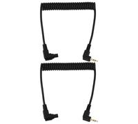 Create idea 2Pcs 2.5mm to C3 Timer Remote Shutter Release Cable Compatible with Canon 7D 6D 5D 5DII 5DIII Camera