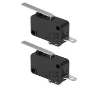 Create idea 2PCS 2 Pins Micro Limit Switch With Lever VMN-15 125/250V AC Compatible with Current Control Mechanical Action Detection