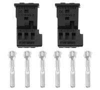 Create idea 2PCS 3 Pin Car Wire Harness Connector A0295455528 Waterproof Electrical Connector Plug with Terminals for Automotive Electrical Appliances