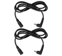 Create idea 2pcs 4.8x1.7mm DC Female to Male Extension Cable for Routers Power Adapters Small Speakers 100cm