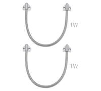 Create idea 2Pcs 408mm Door Flex Conduit Stainless Steel Conduit Conduit Door Cable Suitable for Access Control System Video Cable