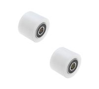 Create idea 2pcs 6000ZZ Bearings Nylon Plastic Sliding Pulley Rolling Bearing 40x30mm Bearing Mechanical Pulley for Conveyor Belts Sliding Doors Sliding Windows