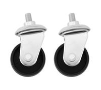 Create idea 2pcs 60mm 3 Ton Horizontal Jack Casters 12mm Thread for Floor Jack