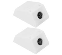 Create idea 2Pcs Aerial Coax Coaxial Socket Single Surface Mount for Receiving TV and FM Radio Signals