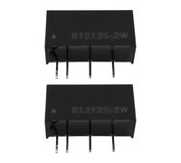 Create idea 2pcs B1212S-2W 4 PIN Isolated Power Module Relay 20x14mm for Home Automation Industrial Control Resistor, Black