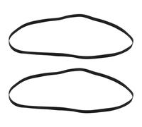 Create idea 2pcs Black Rubber Record Belt for Gramophone Turntables Player Belt Turntable Belt Phonograph Replacement Belt 190mm Folded Length 5mm Width