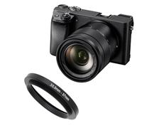 Create idea 2Pcs Camera 35.5mm to 37mm Filter Adapter for Photography/Video UV Filter ND Filter CPL Polarizing Filter