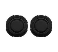 Create idea 2PCS Car Door Lock Trim Cover Dust-proof Anti-rust Keyhole Decoration Cap Compatible with Jimny JB64 JB74 Auto Replacement Accessories Black