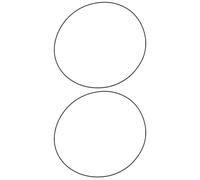 Create idea 2Pcs Cassette Recorder Belt Compatible with SONY WM-EX521 WM-EX526 WM-EX527