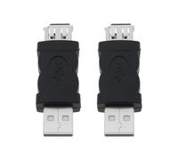 Create idea 2pcs Firewire IEEE 1394 6 Pin Female to USB Male Adapter Plug Convertor for Printers Digital Cameras Scanners