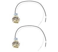 Create idea 2pcs G9 Light Base Socket Ceramic Lamp Bulb Holder Connector 10 inches Line Length for LED Halogen CFL Light Bulb