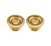 Create idea 2Pcs Gold Mountain Bike Bottom Bracket Cap Crankset Crank Arm Fixing Screws CNC Aluminum Alloy Compatible with Shimano HollowTech II Deore XT SLX Saint & Zee (Mtb)