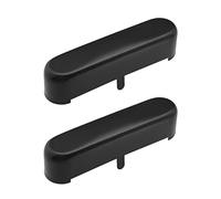 Create idea 2PCS Guitar Neck Pickup Cover Compatible with TL Tele Telecaster Style Electric Guitar Replacement Accessories Metal Black