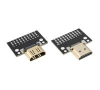 Create idea 2pcs HDMI Male and Female Test Board Data Transfer Board Compatible with PS4 Compatible with PS5