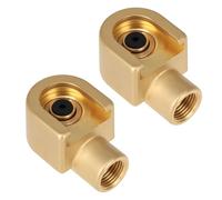 Create idea 2PCS Hook on Type Grease Gun Connector 1/8"BSP Female Compatible with Standard Grease Gun Pipes Fits Nipples 15/16mm AF