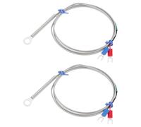 Create idea 2Pcs K Type Thermocouple Temperature Sensor6mm Ring High Temperature Probe 0 to 600°C Stainless Steel with 3.3ft Wire