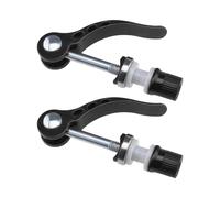 Create idea 2Pcs M6 × 65mm Bike Quick Release Seatpost Clamp Bicycle Seat Bolt Tube Lengthen Lock Nut Saddle for Road Bike Mountain Bike, Black