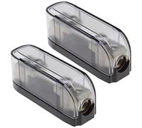 Create idea 2PCS Mini ANL Fuse Box Holder Fuse Base Block for Electronic Electrical Power Charging Car Audio RV Audio Modification 150A 32VDC